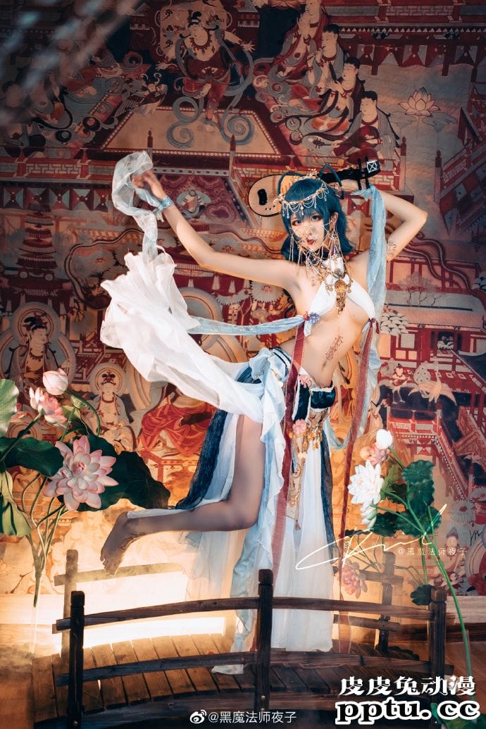 《东方Project》霍青娥性感Cosplay【CN:黑魔法师夜子】