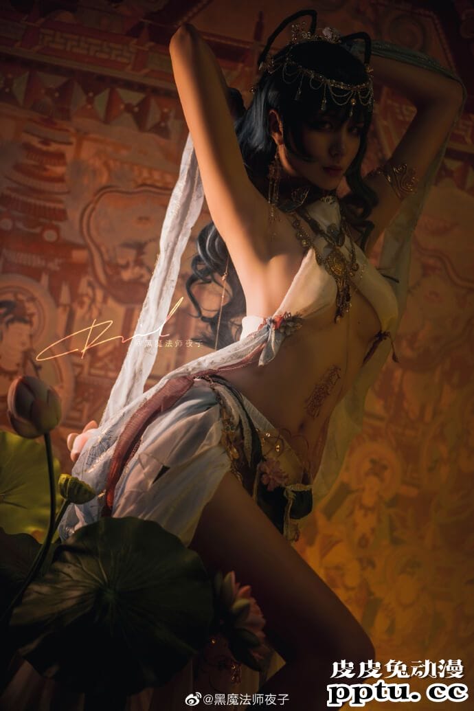 《东方Project》霍青娥性感Cosplay【CN:黑魔法师夜子】