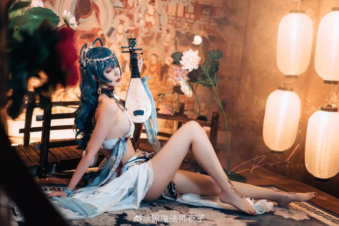 《东方Project》霍青娥性感Cosplay【CN:黑魔法师夜子】