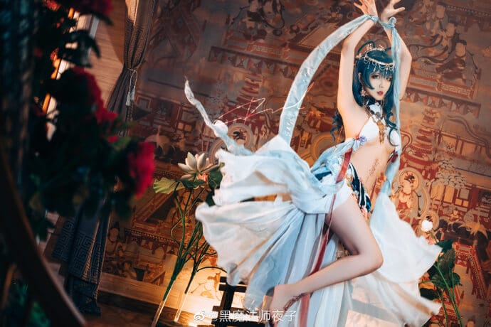 《东方Project》霍青娥性感Cosplay【CN:黑魔法师夜子】