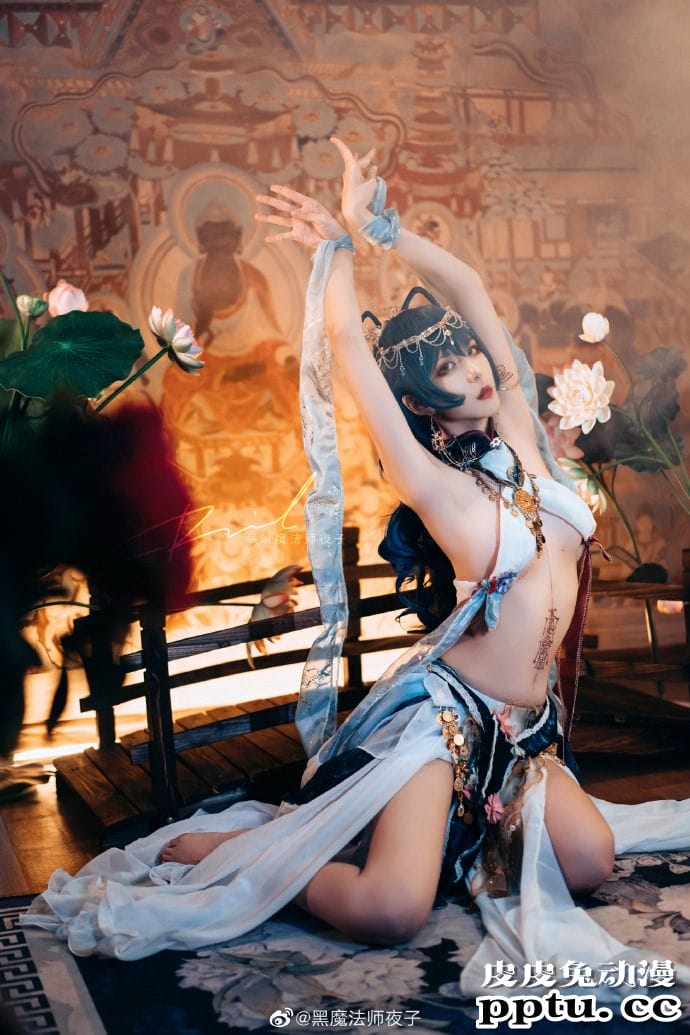 《东方Project》霍青娥性感Cosplay【CN:黑魔法师夜子】