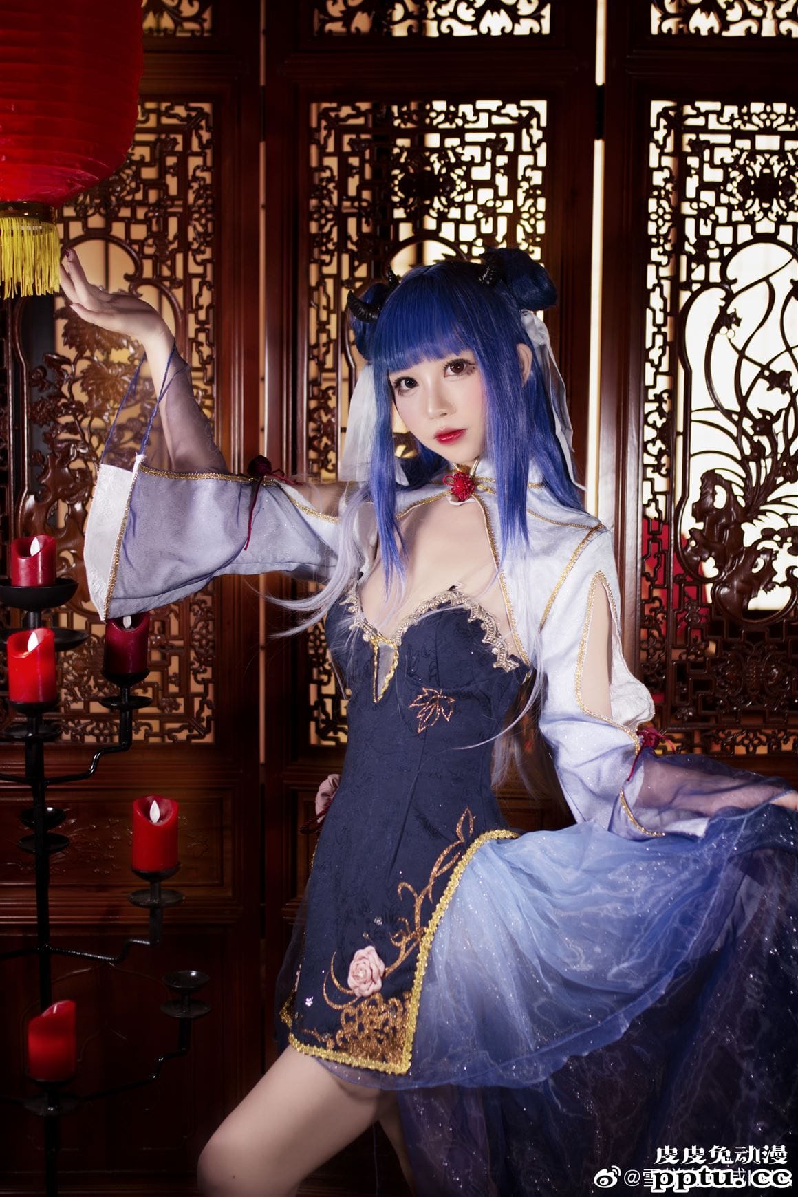 《碧蓝航线》伊吹旗袍美腿Cosplay【CN:雪糕有点咸kkkk】