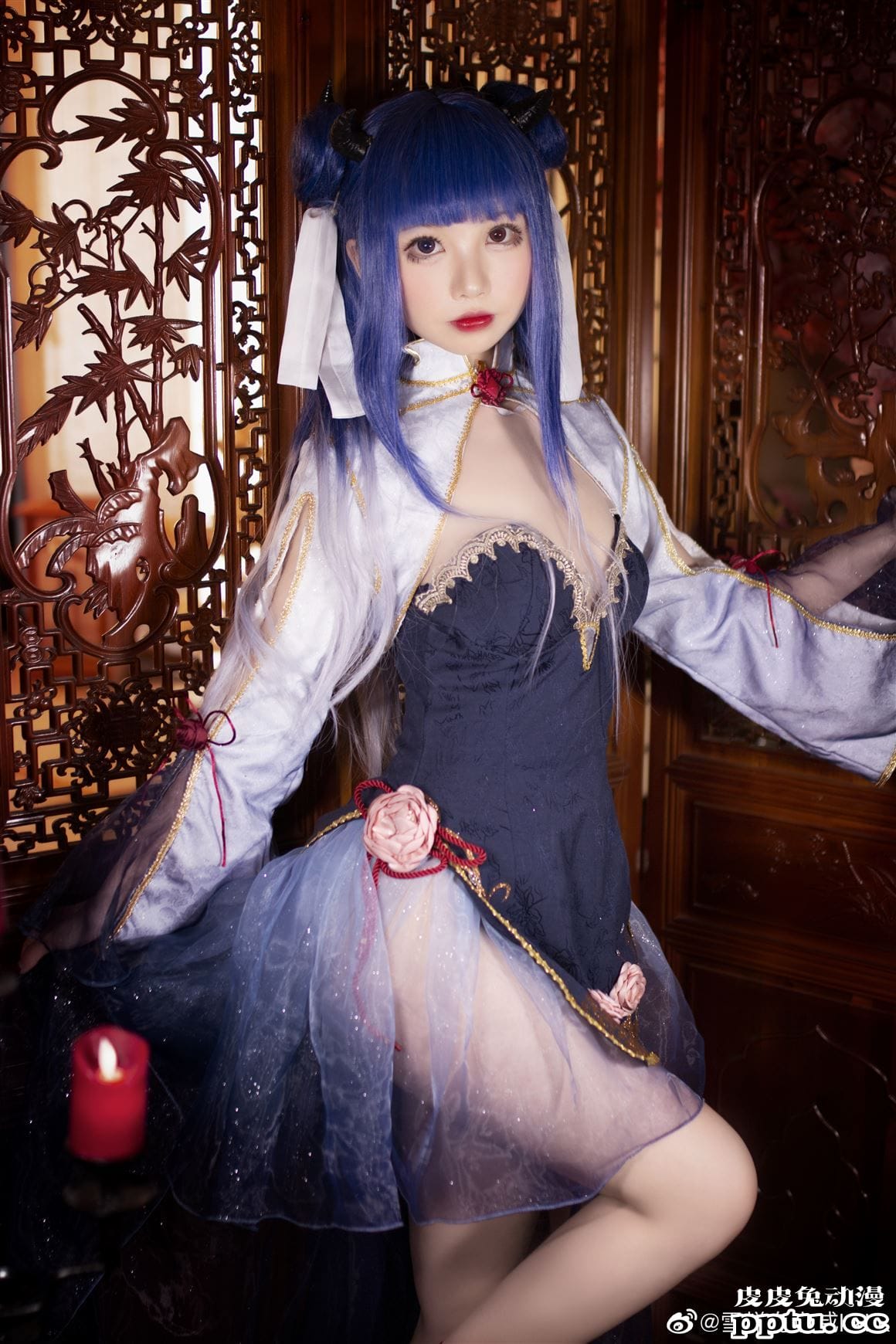 《碧蓝航线》伊吹旗袍美腿Cosplay【CN:雪糕有点咸kkkk】