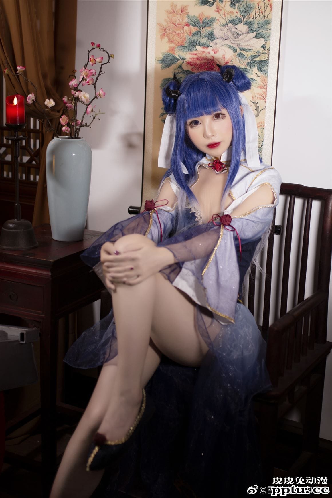 《碧蓝航线》伊吹旗袍美腿Cosplay【CN:雪糕有点咸kkkk】