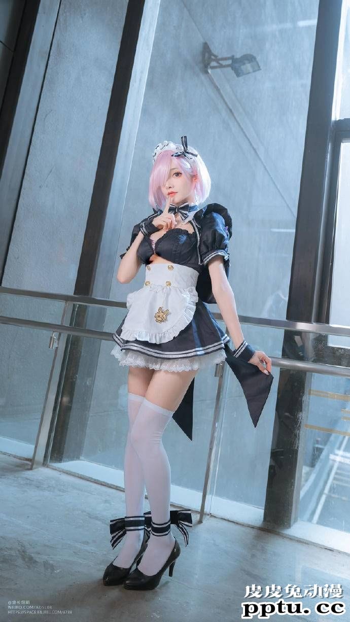 FGO玛修性感女仆Cosplay【CN:宵鱼鱼】