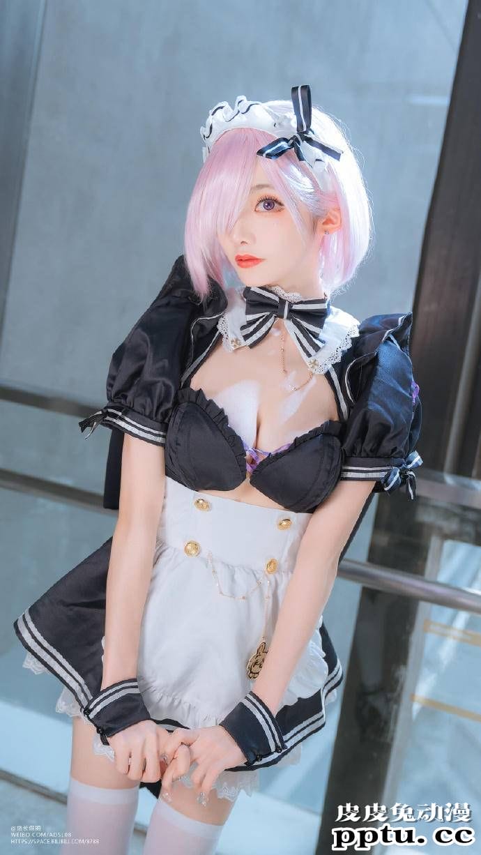 FGO玛修性感女仆Cosplay【CN:宵鱼鱼】