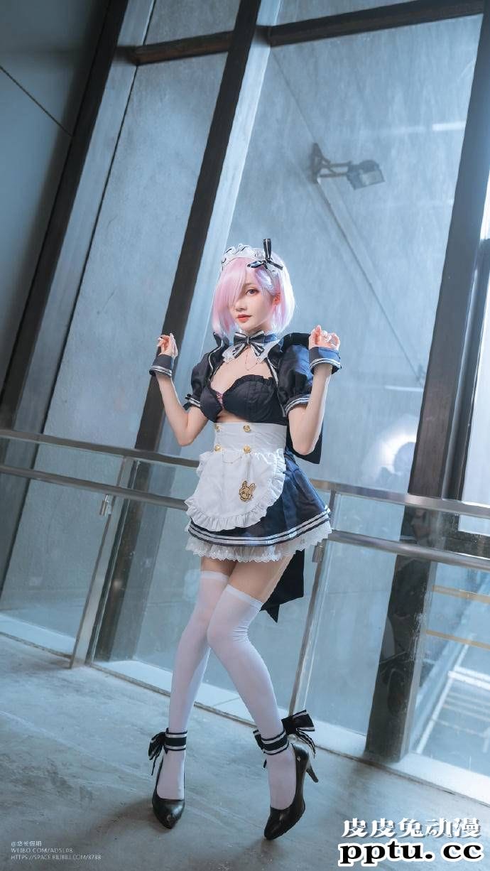 FGO玛修性感女仆Cosplay【CN:宵鱼鱼】