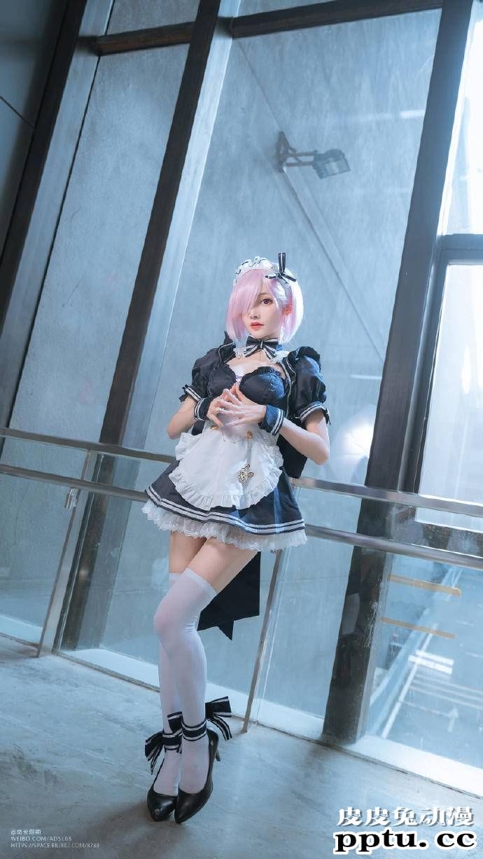 FGO玛修性感女仆Cosplay【CN:宵鱼鱼】