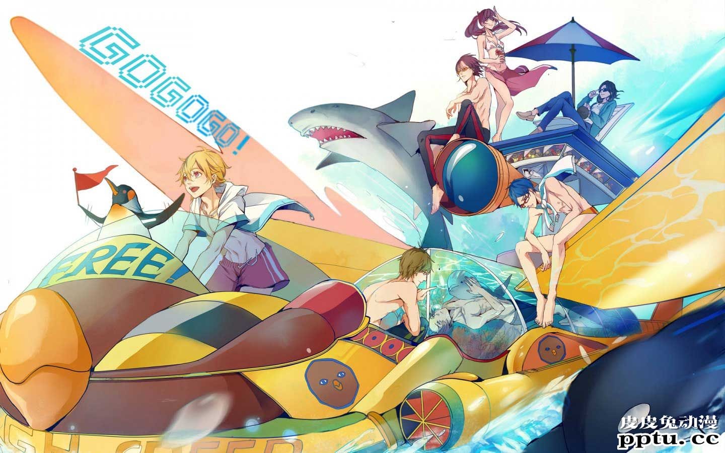 《free!》男子游泳部动漫图片分享