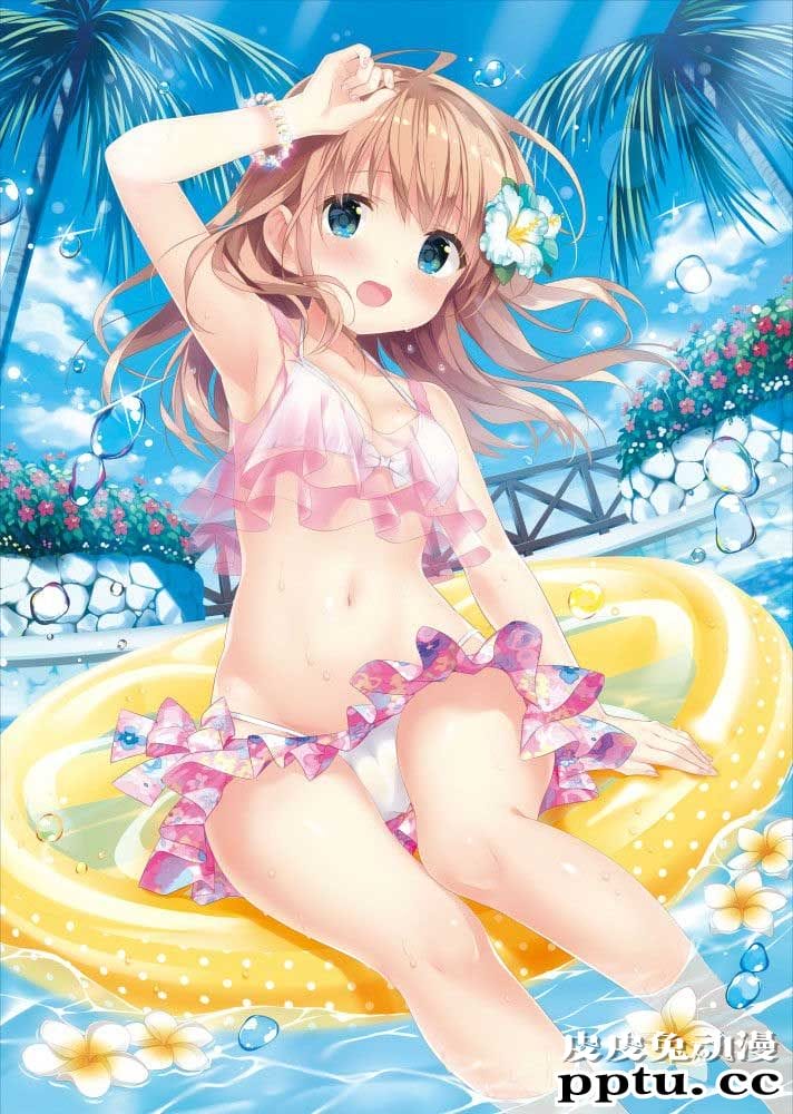 动漫泳池少女图片合集