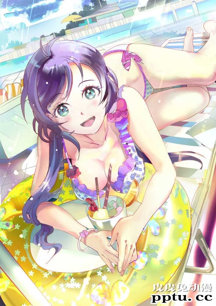 动漫泳池少女图片合集