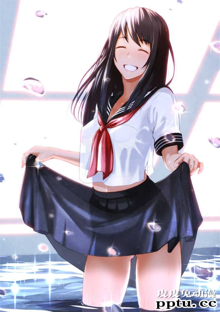 动漫泳池少女图片合集