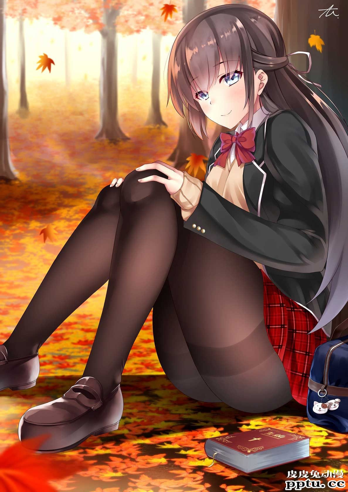 动漫黑丝少女图片合集-皮皮兔动漫