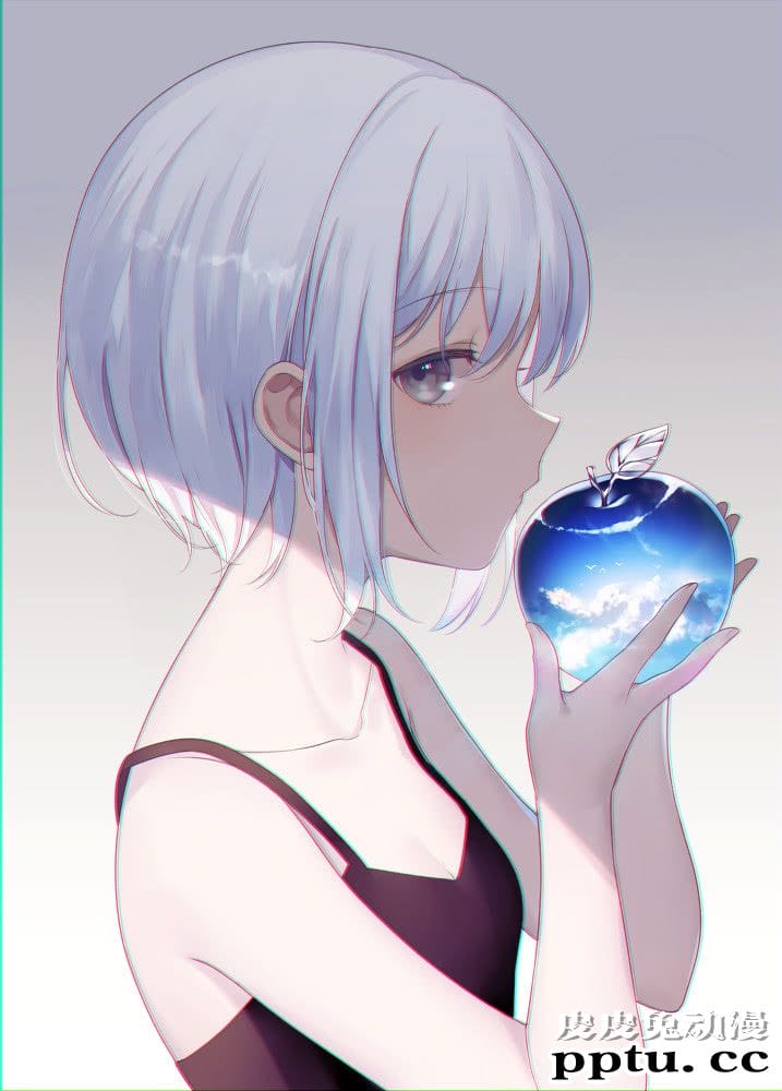 P站美图推荐——短发妹子