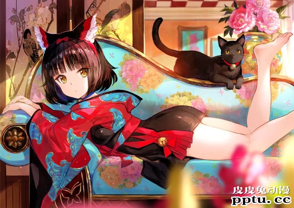 P站美图推荐——短发妹子