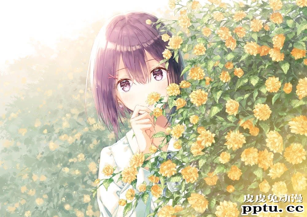 P站美图推荐——短发妹子