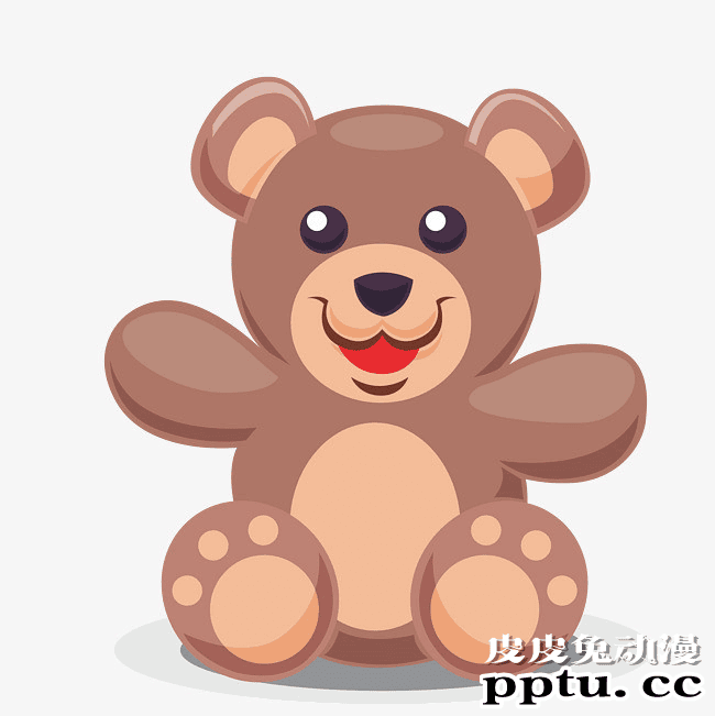 可爱的小熊-皮皮兔动漫