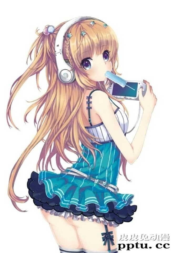 吃冰棍的动漫MM