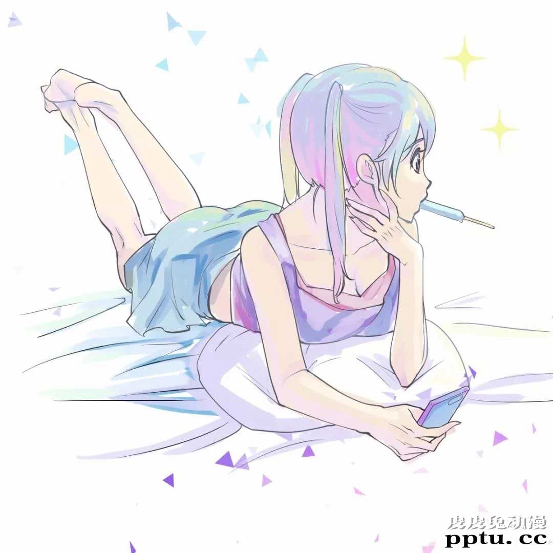 吃冰棍的动漫MM