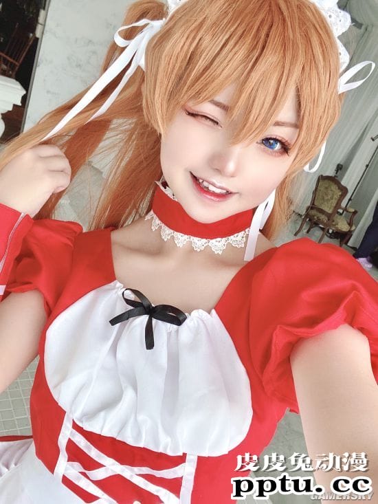 俏皮可爱的精致樱花妹 充满青春气息的岛国正妹COSER-皮皮兔动漫