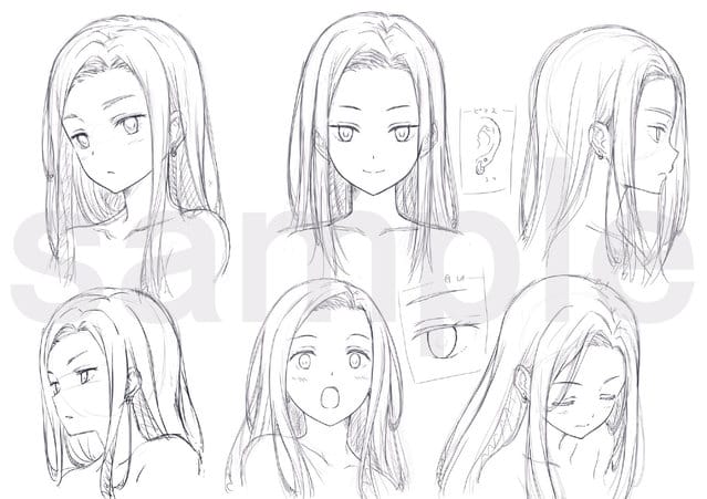 TV动画「剃须。然后捡到女高中生」追加角色设定图-皮皮兔动漫