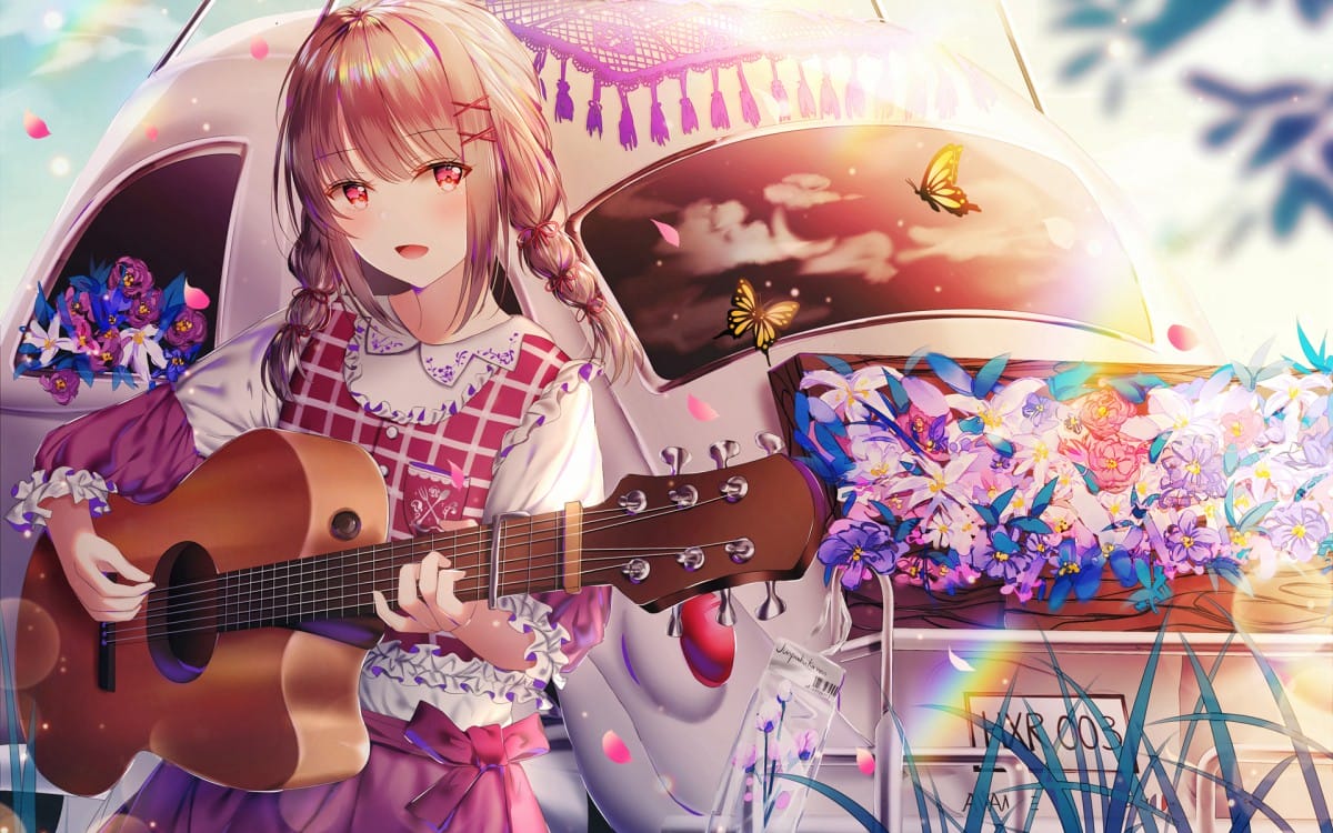 萌系动漫少女图片壁纸