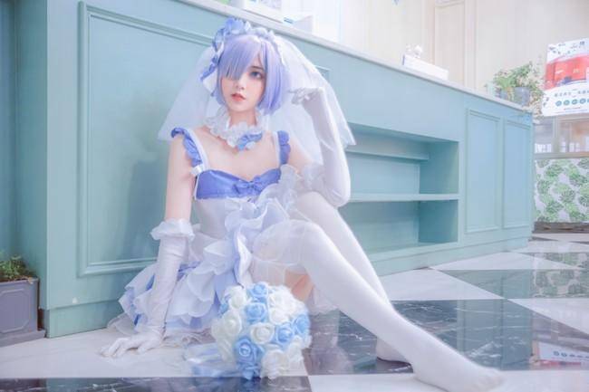 《Re：从零开始的异世界生活》雷姆花嫁Cosplay【CN:君珺】