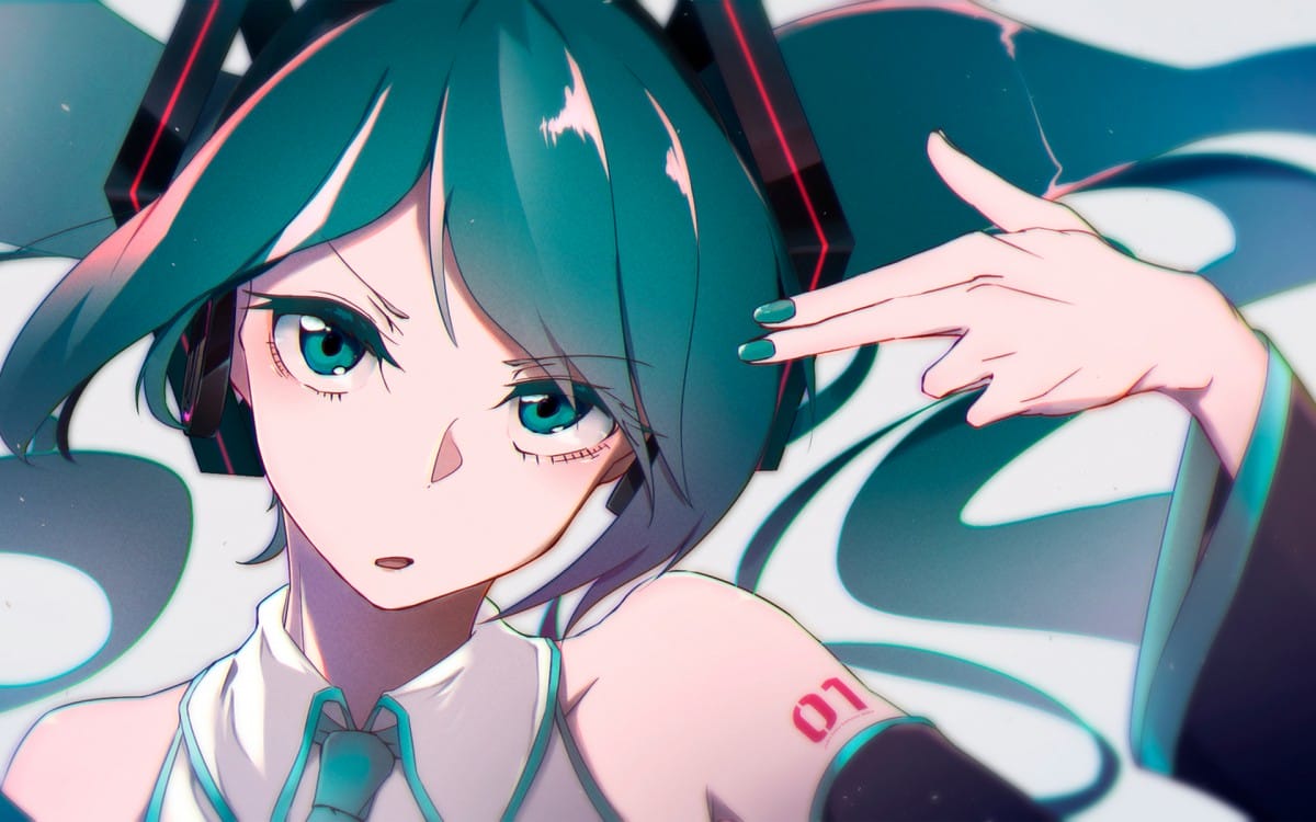 甜美少女初音未来壁纸