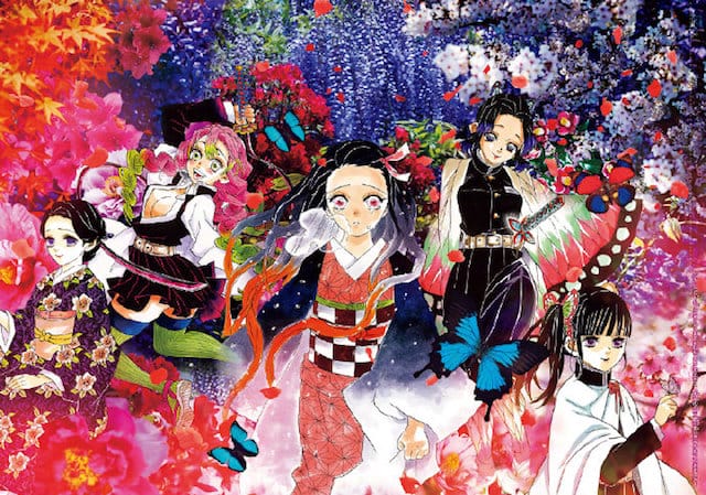 「鬼灭之刃」x 蜷川实花联动设计海报公开-皮皮兔动漫