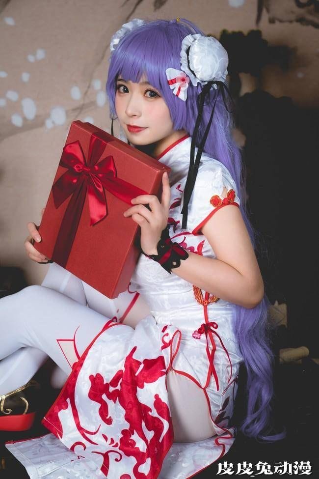 卡哇伊COSER妹子肃雨雨雨COS《碧蓝航线》独角兽旗袍图片合集