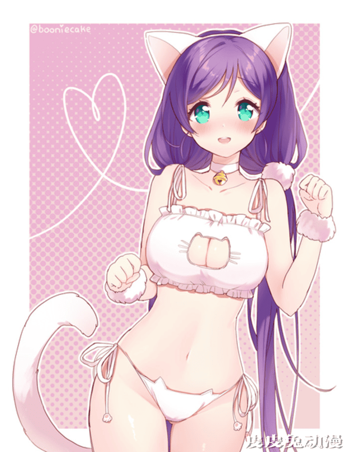 绅士福利——猫咪内衣动漫图片合集分享