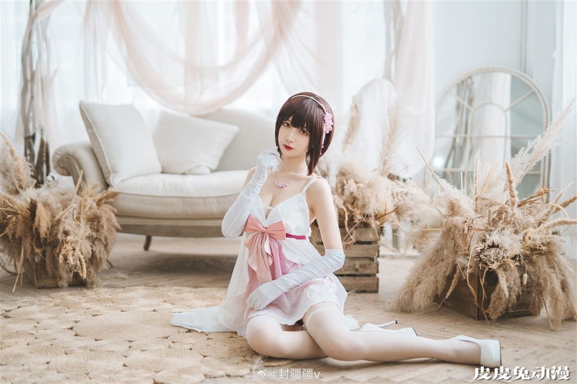 Coser封疆疆路人女主的养成方法加藤惠礼服cos美图分享-皮皮兔动漫