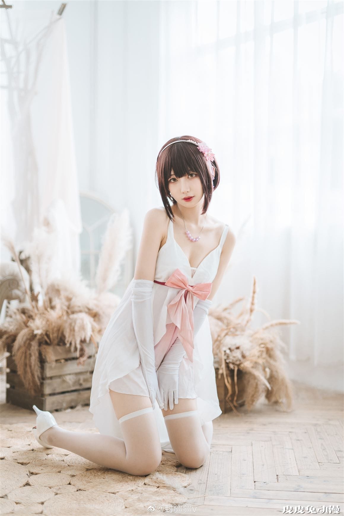 Coser封疆疆路人女主的养成方法加藤惠礼服cos美图分享