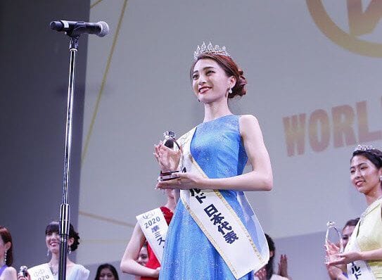2020世界小姐日本冠军 年仅19岁的秋田美人金谷鞠杏