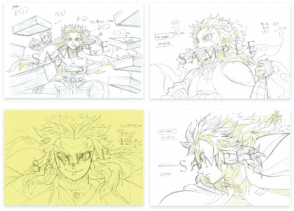 「鬼灭之刃：无限列车篇」炼狱杏寿郎部分原画公开