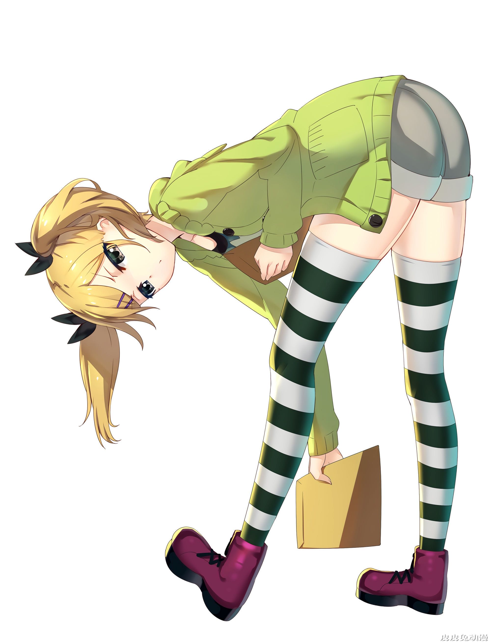 短裤+过膝袜+双马尾 完美，是我想要的…白箱/Shirobako《矢野艾莉卡》高清壁纸特辑！