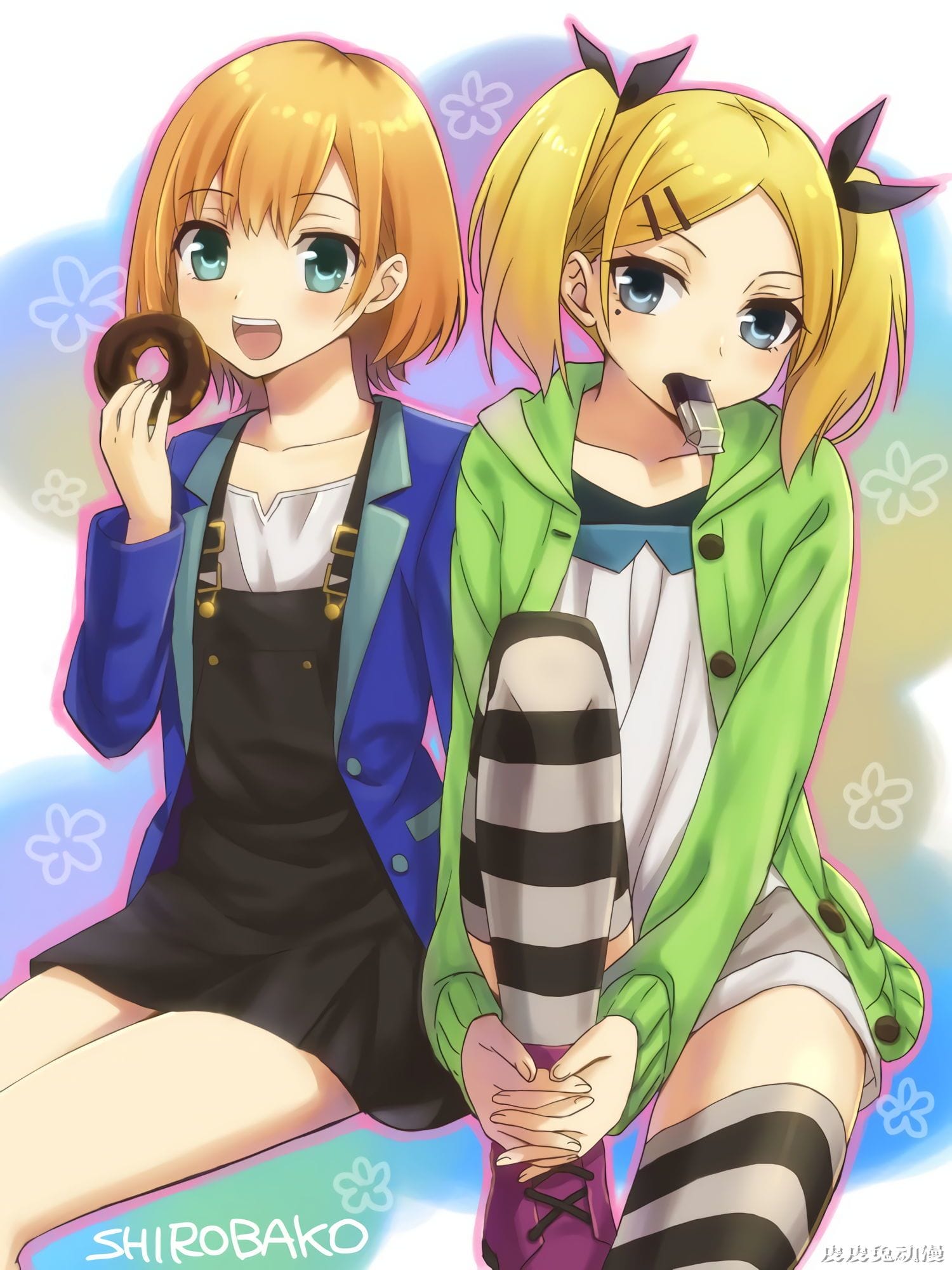 短裤+过膝袜+双马尾 完美，是我想要的…白箱/Shirobako《矢野艾莉卡》高清壁纸特辑！