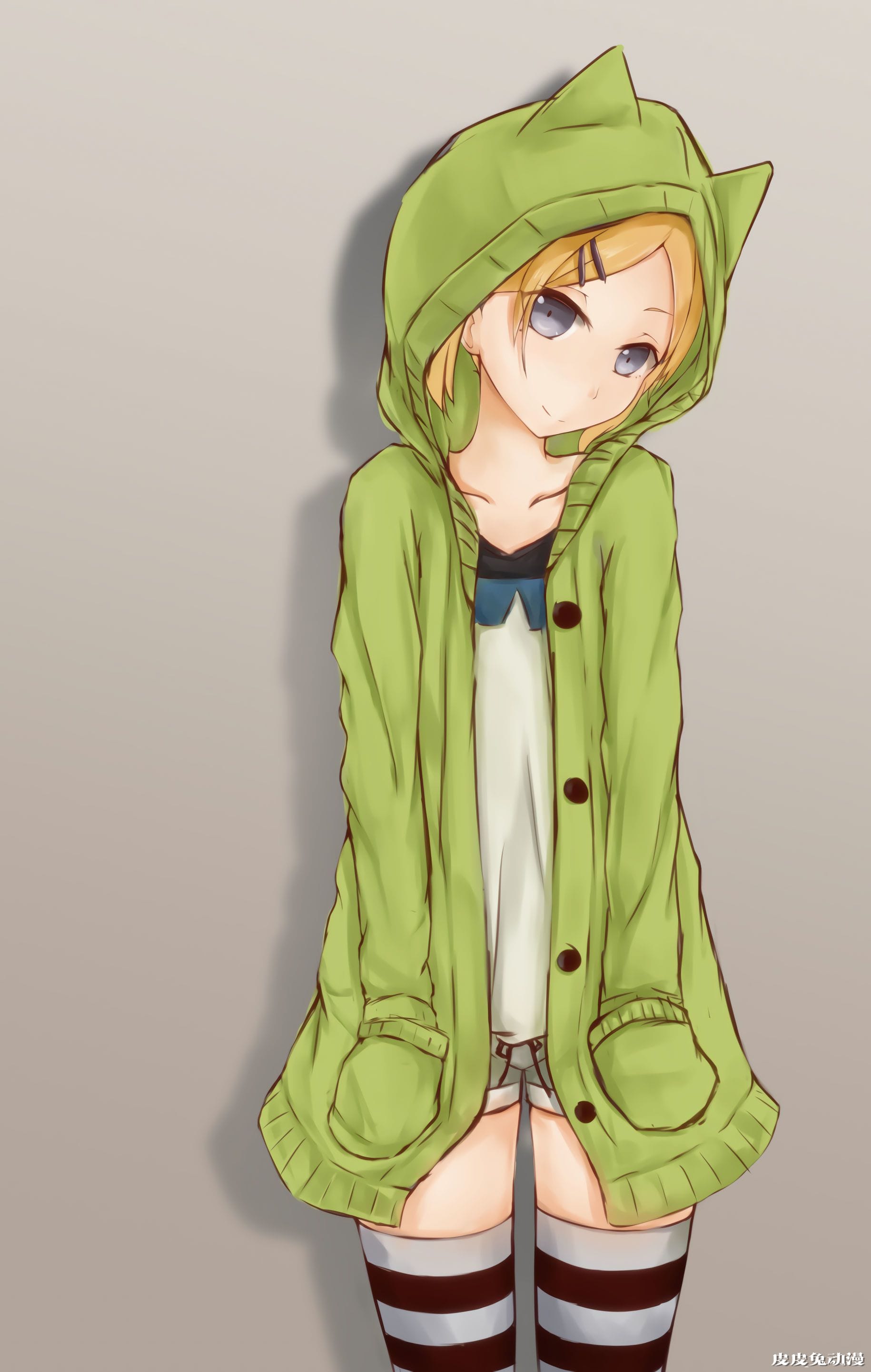 短裤+过膝袜+双马尾 完美，是我想要的…白箱/Shirobako《矢野艾莉卡》高清壁纸特辑！