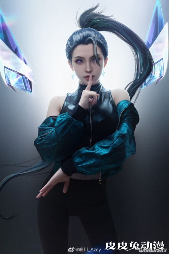 国内小姐姐COS《LOL》K/DA女团 一人成团惊艳全场