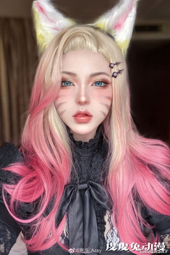 国内小姐姐COS《LOL》K/DA女团 一人成团惊艳全场