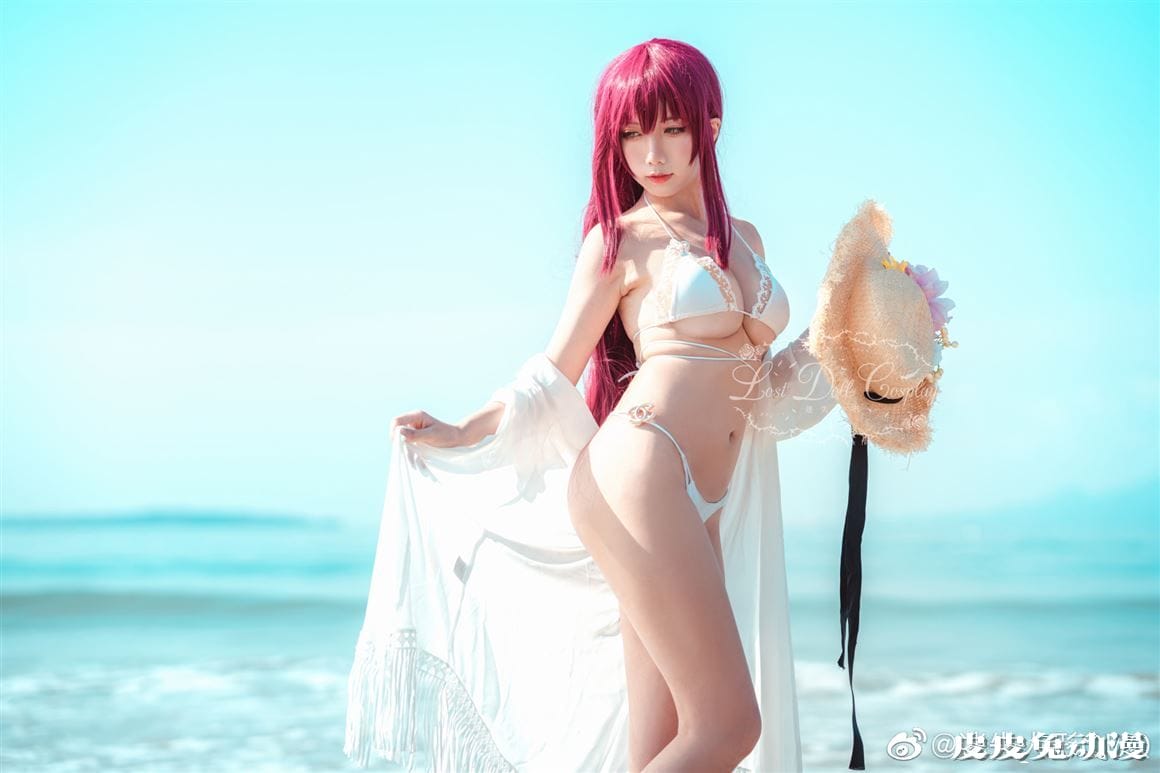 《碧蓝航线》絮库夫性感巨乳Cosplay泳装【CN:迷失人形QUQ】-皮皮兔动漫