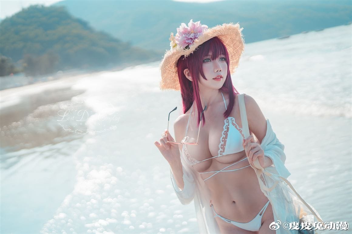 《碧蓝航线》絮库夫性感巨乳Cosplay泳装【CN:迷失人形QUQ】