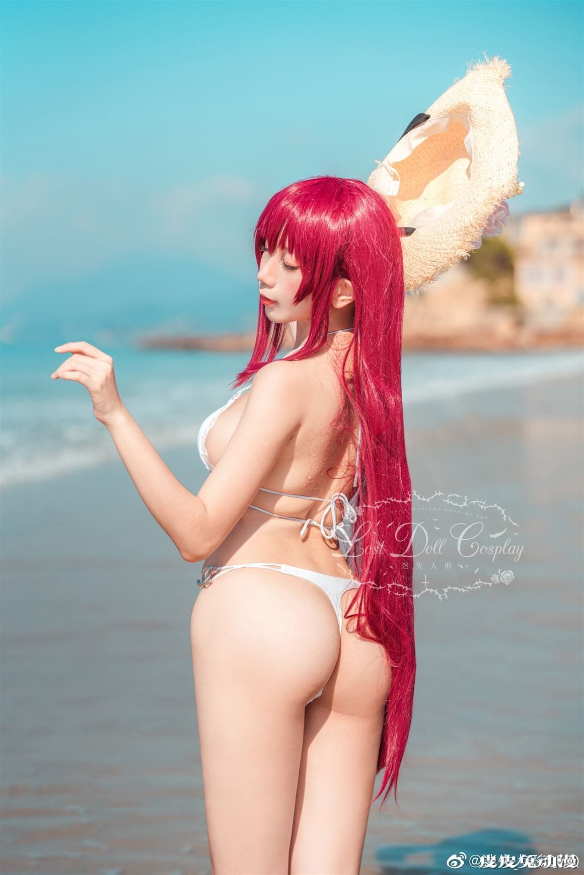 《碧蓝航线》絮库夫性感巨乳Cosplay泳装【CN:迷失人形QUQ】