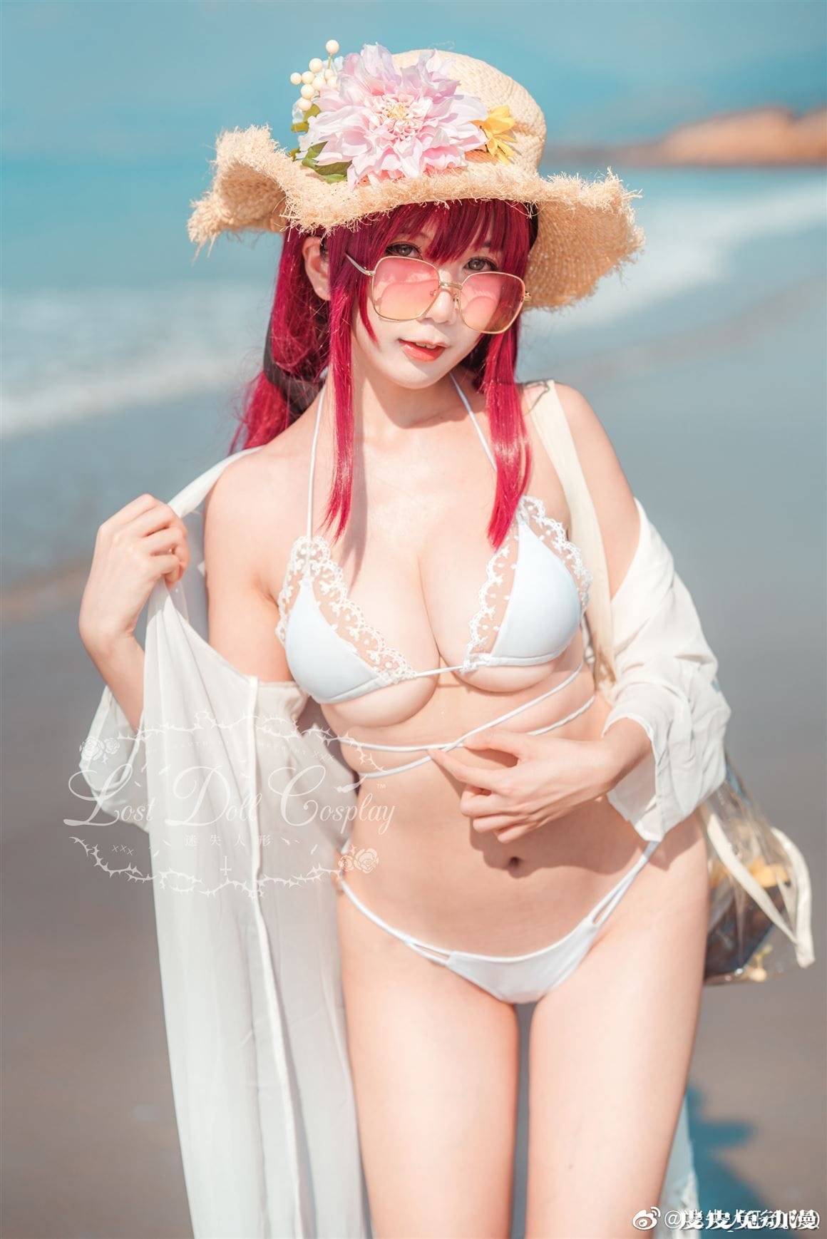 《碧蓝航线》絮库夫性感巨乳Cosplay泳装【CN:迷失人形QUQ】