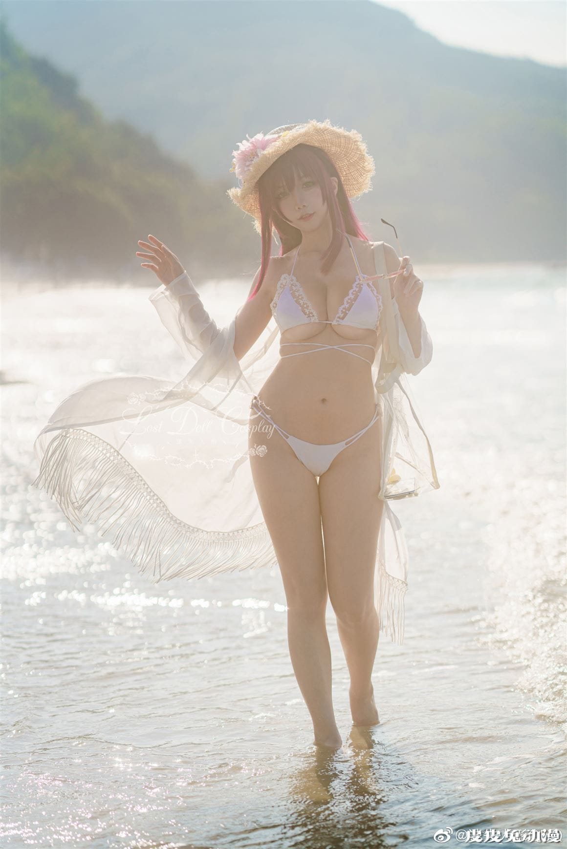 《碧蓝航线》絮库夫性感巨乳Cosplay泳装【CN:迷失人形QUQ】