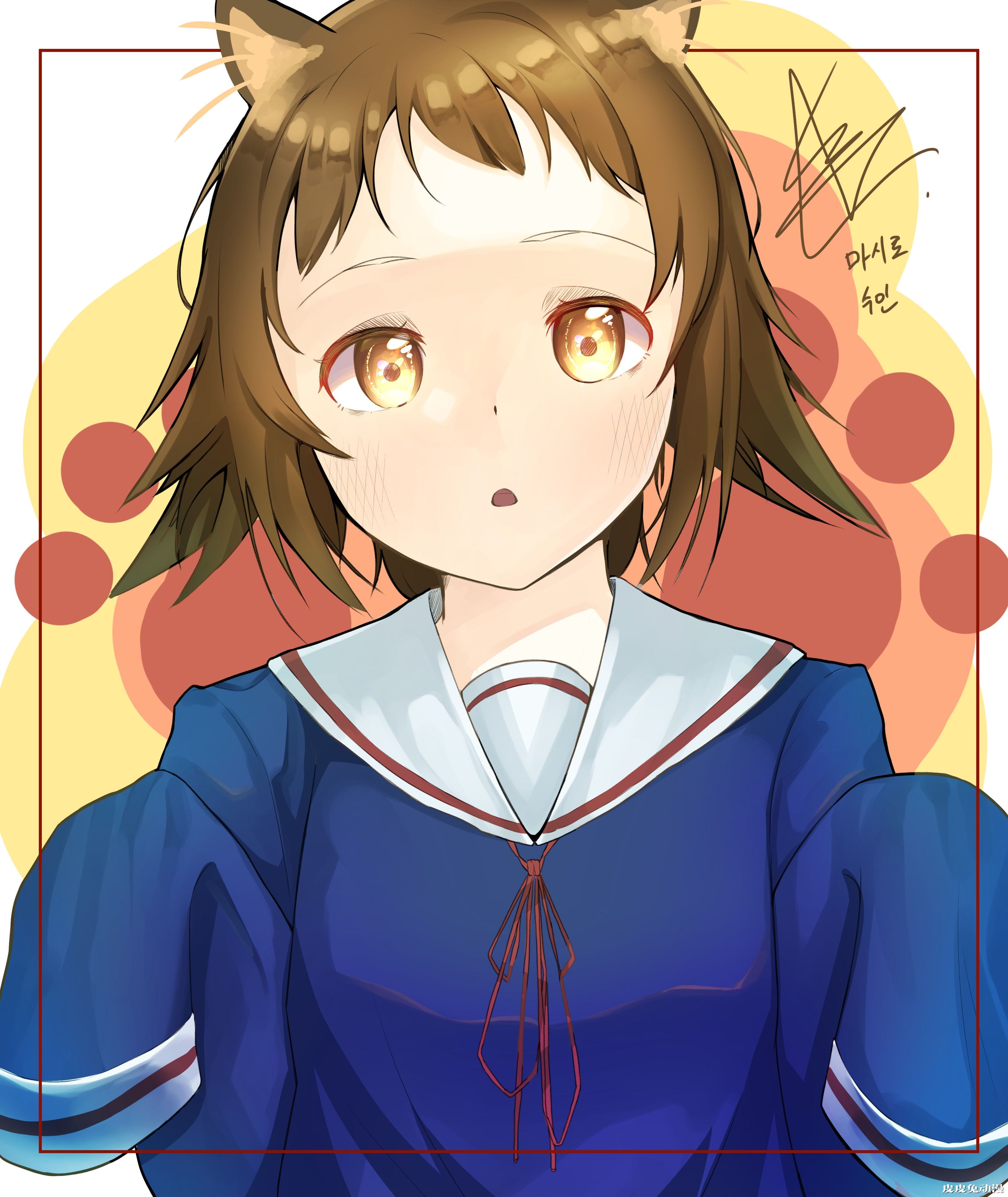 会卖萌的可爱小萝莉，未确认进行式《三峰真白》高清壁纸特辑！