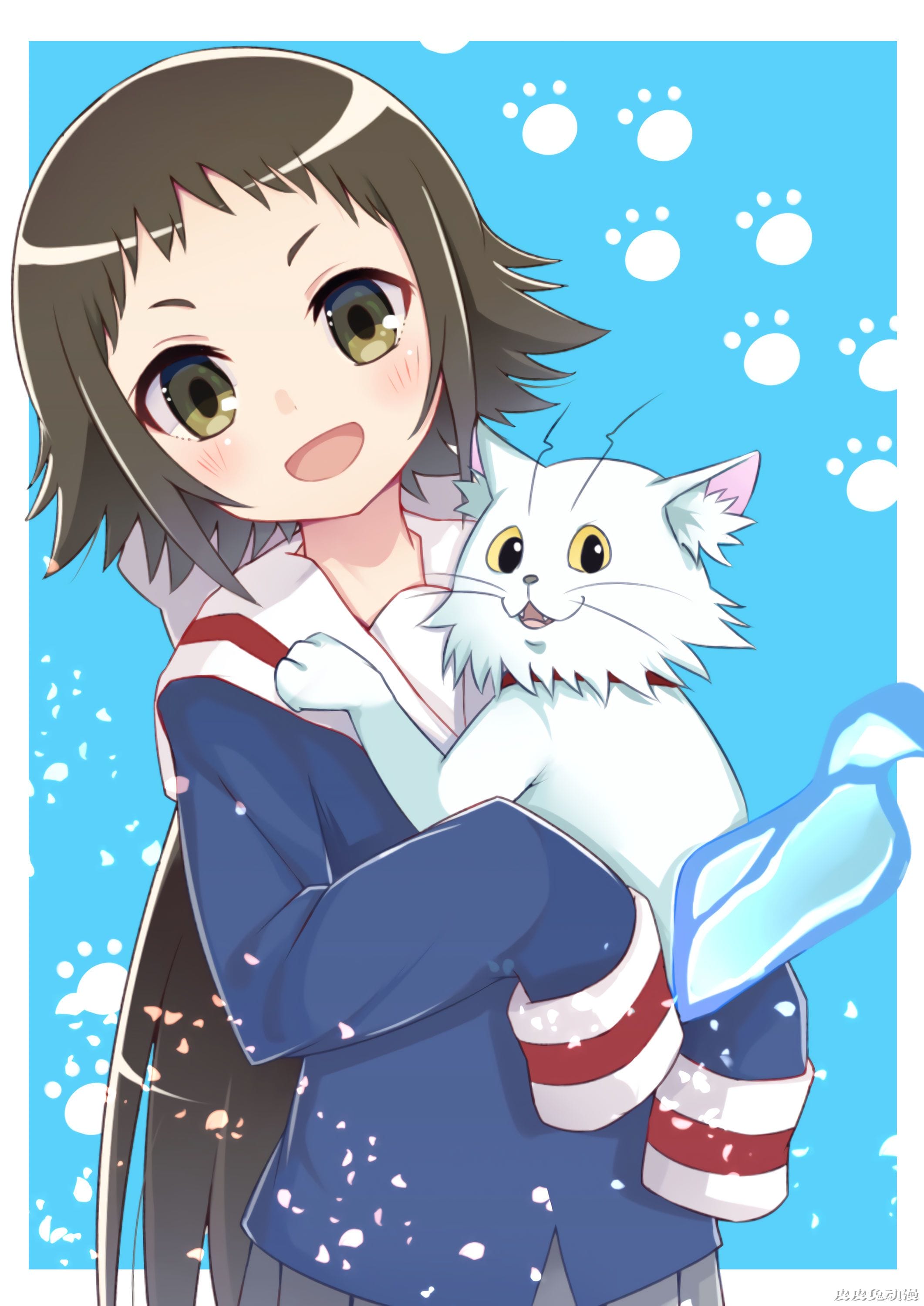 会卖萌的可爱小萝莉，未确认进行式《三峰真白》高清壁纸特辑！