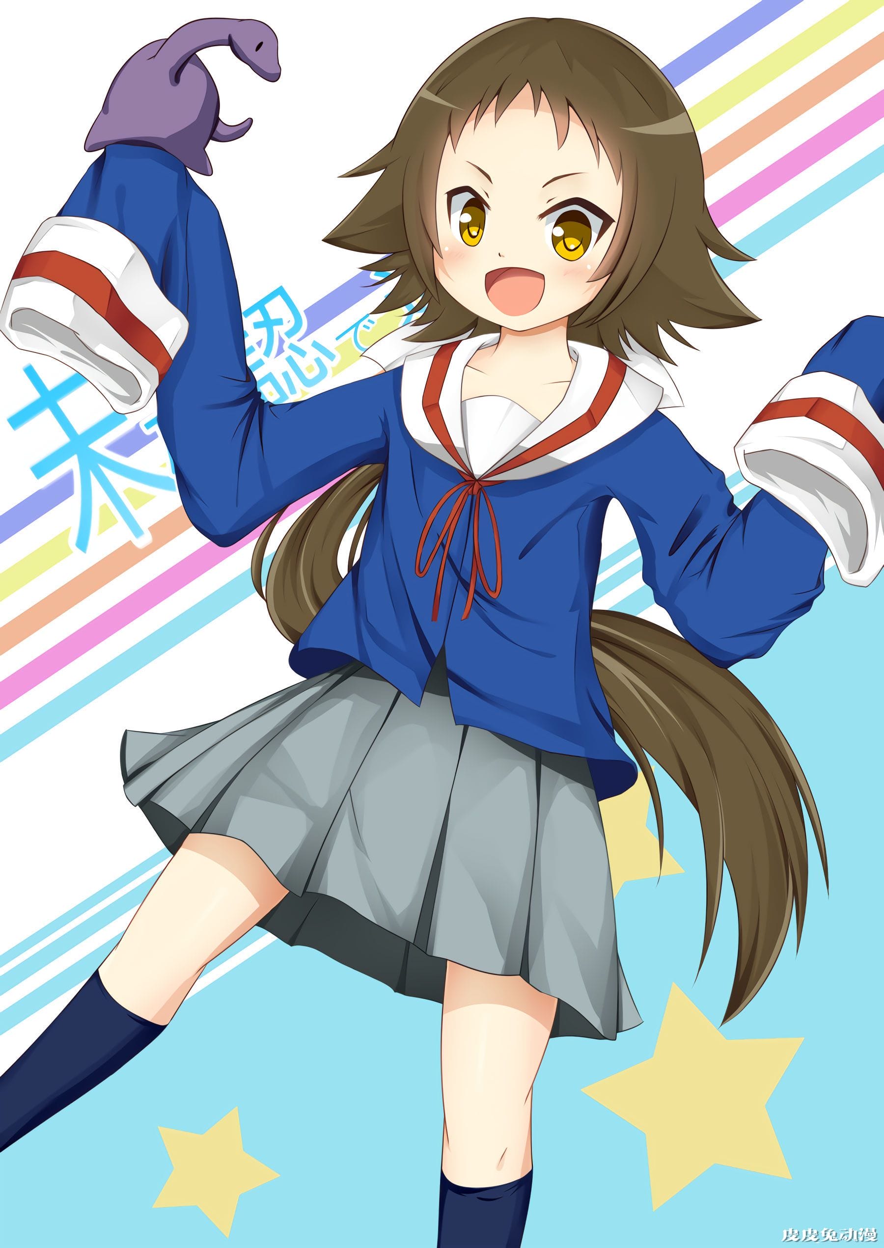 会卖萌的可爱小萝莉，未确认进行式《三峰真白》高清壁纸特辑！