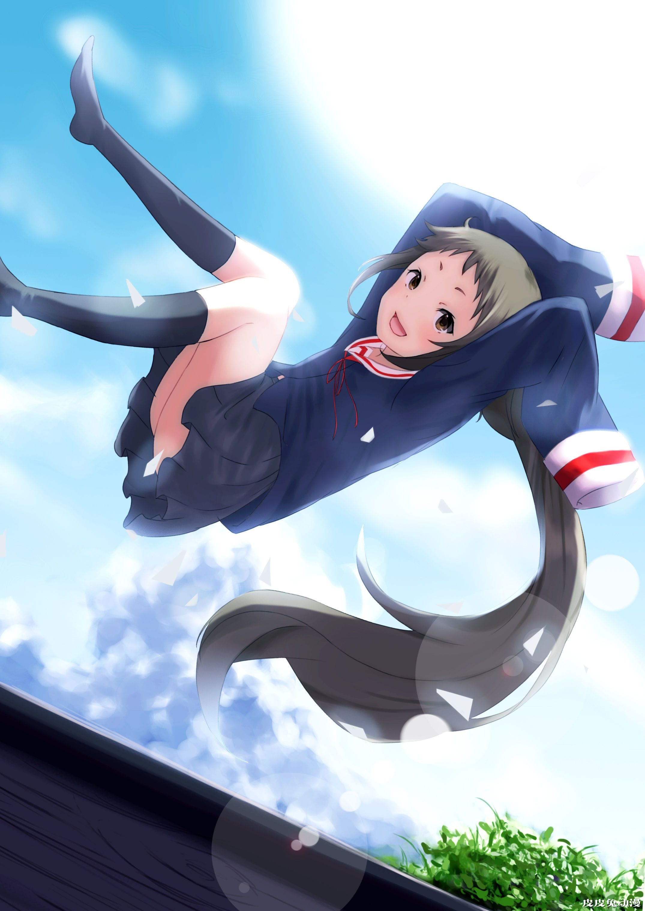 会卖萌的可爱小萝莉，未确认进行式《三峰真白》高清壁纸特辑！