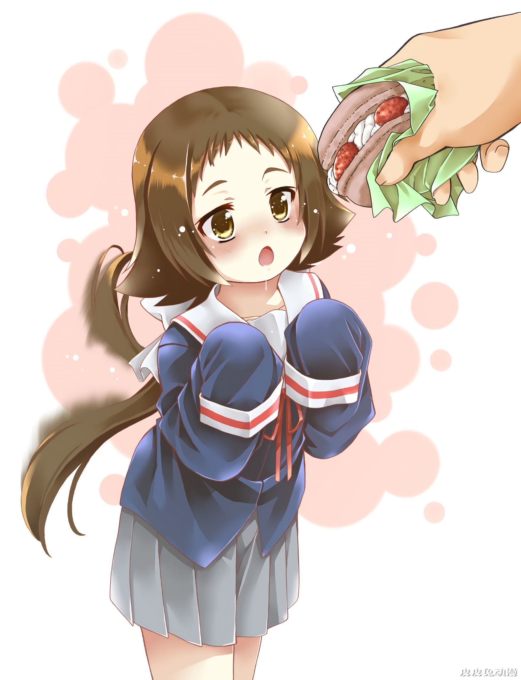 会卖萌的可爱小萝莉，未确认进行式《三峰真白》高清壁纸特辑！